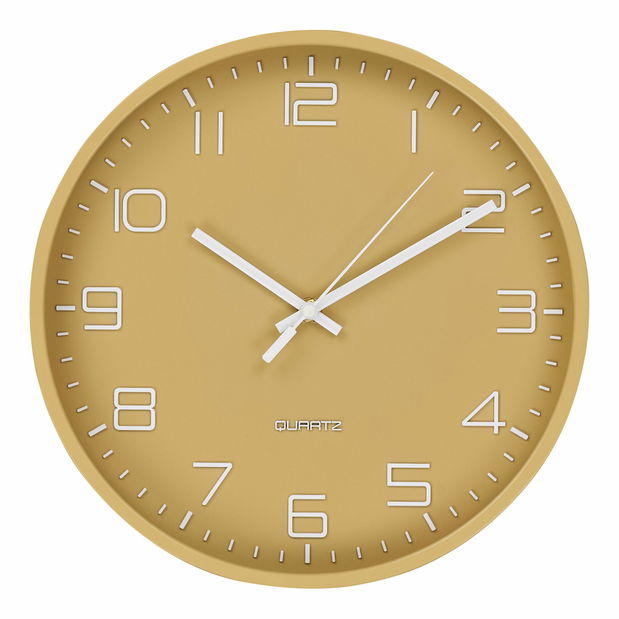 Nástěnné hodiny Romiraina (okrová)