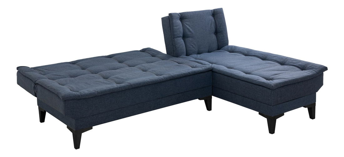 Rohová sedačka Santic (námořnická modrá)