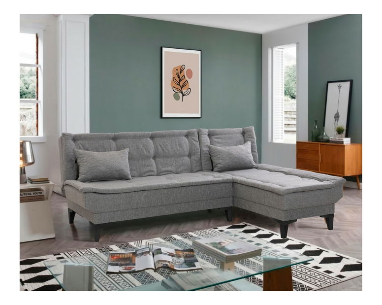 Rohová sedačka Santic (šedá)