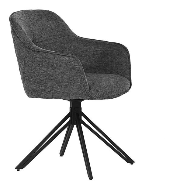 Jídelní židle Heretico (tmavě šedá)