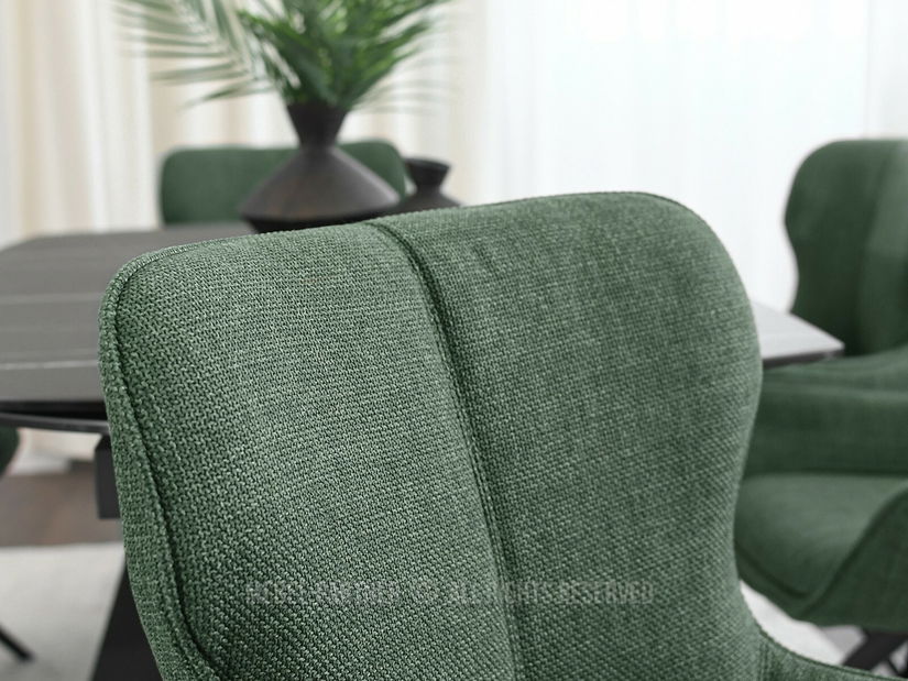 Židle Marge (zelená + černá)