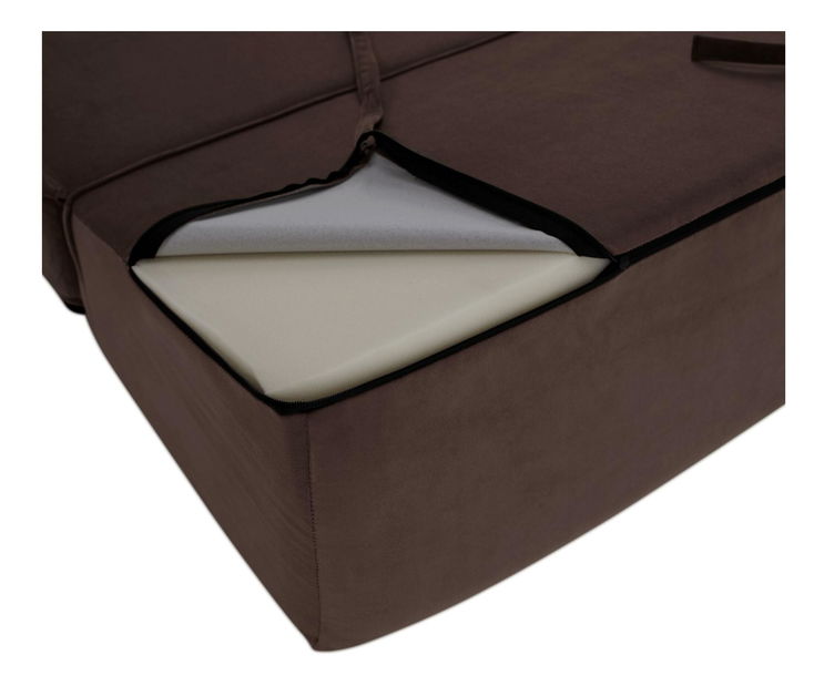 Rozkládací křeslo Plantearan (hnědá)