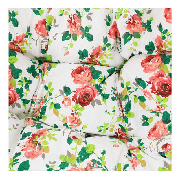 Závěsné houpací dvojkřeslo Dalvoa 2 (bílá + vzor)