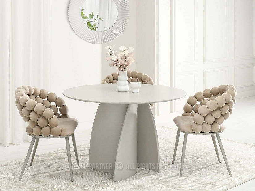 Jídelní stůl Gustado (šedá) (pro 4 osoby)