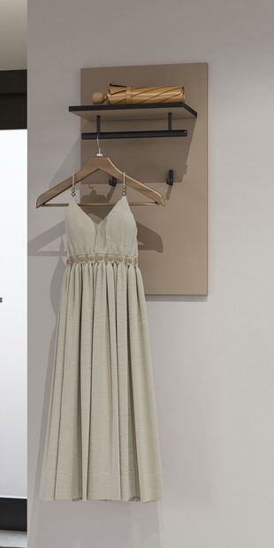 Věšákový panel Crossroad H C03 (congo + černá)