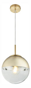 Závěsné svítidlo Varus 15855 (moderní/designové) (zlatá + průhledná)