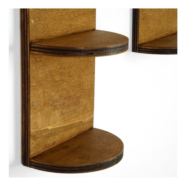 Set 2ks. polic Baboma 9 (ořech)