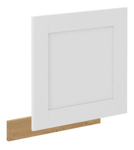 Dvířka na myčku nádobí Lesana ZM 570x596 (bílá + dub artisan)