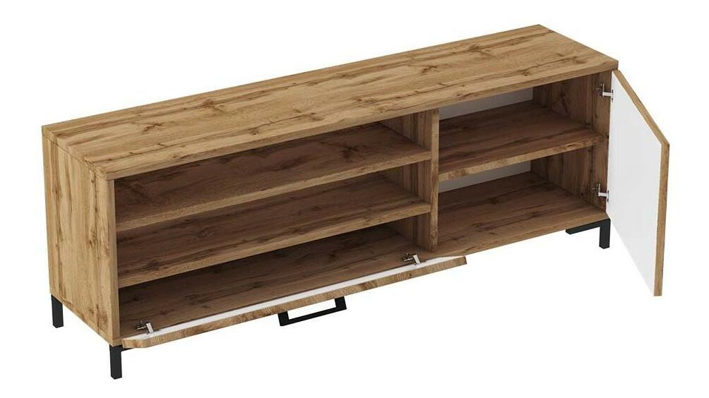 TV skříňka/stolek Cascade (dub lancaster + bílá)