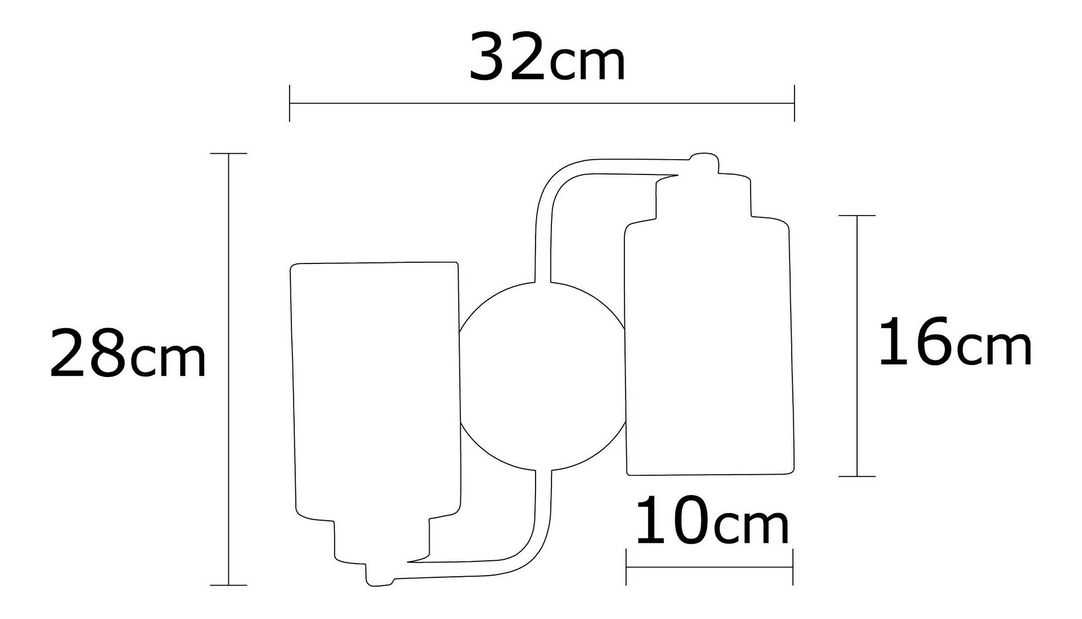 Nástěnné svítidlo Balcy 346