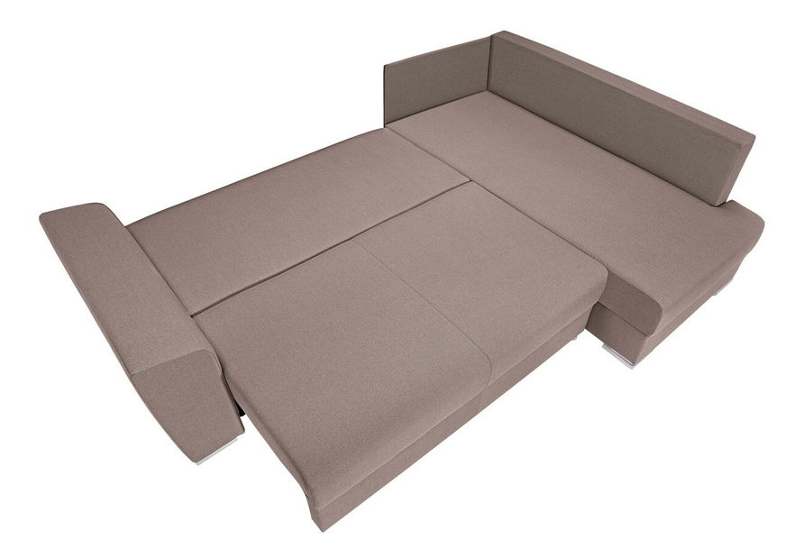 Rohová sedací souprava BRW Allison LUX 3DL.REC (hnědá) (P)