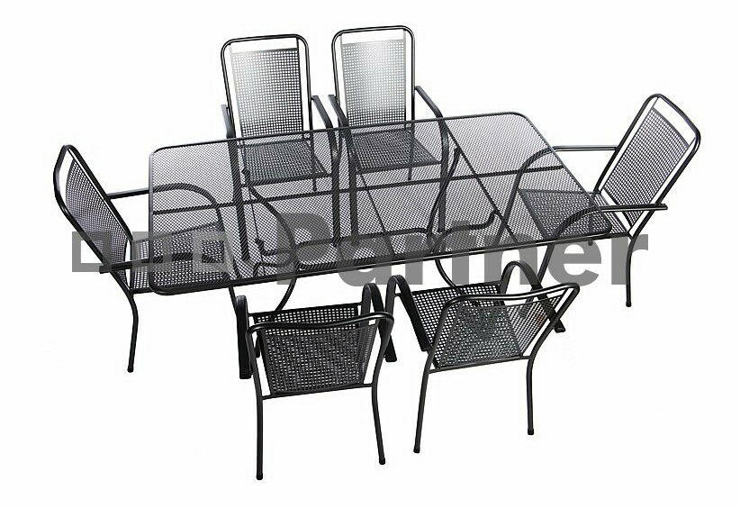 Zahradní nábytek Savana I 190 cm 1+6 (Kov)