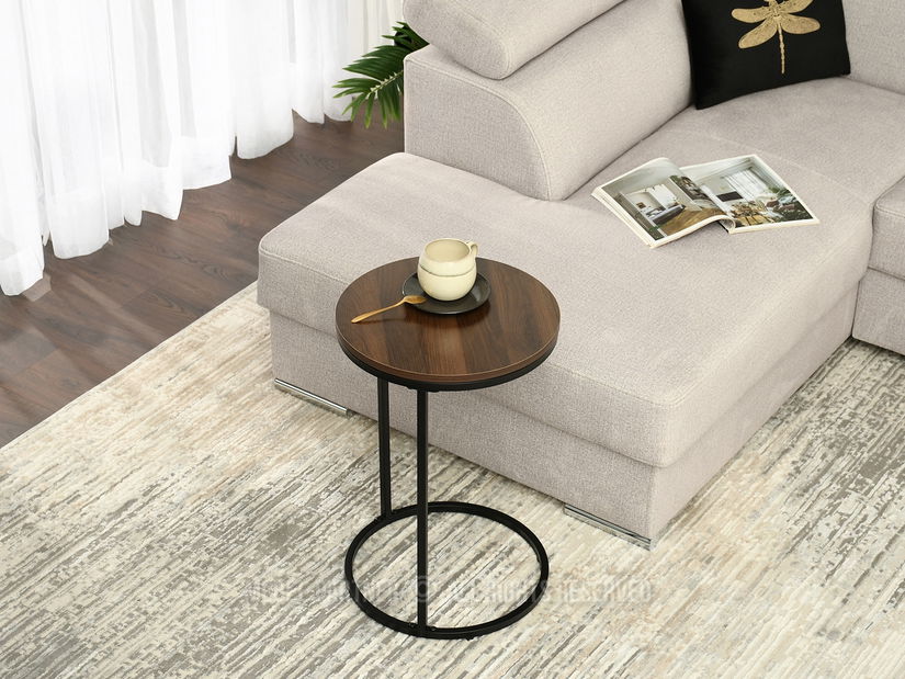 Konferenční stolek Corden (ořech + černá)