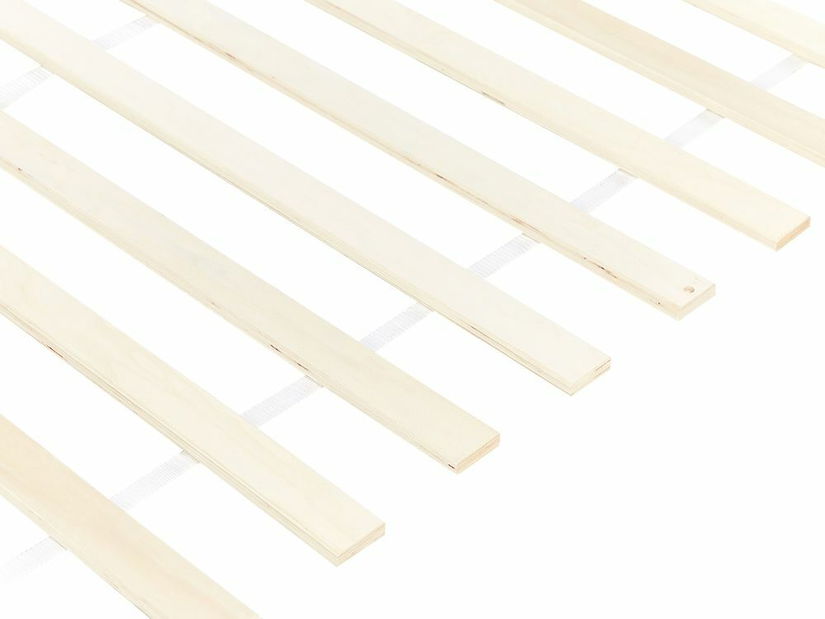 Manželská postel 160 cm ROYAL (s roštem) (světlé dřevo)