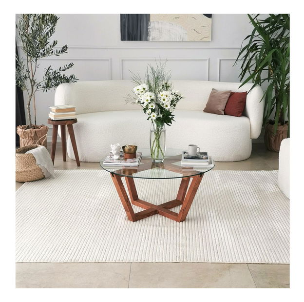 Konferenční stolek Putilo (dřevo přírodní)