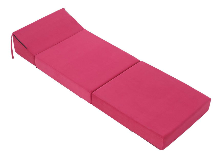 Rozkládací křeslo Plantearan (tmavě růžová)