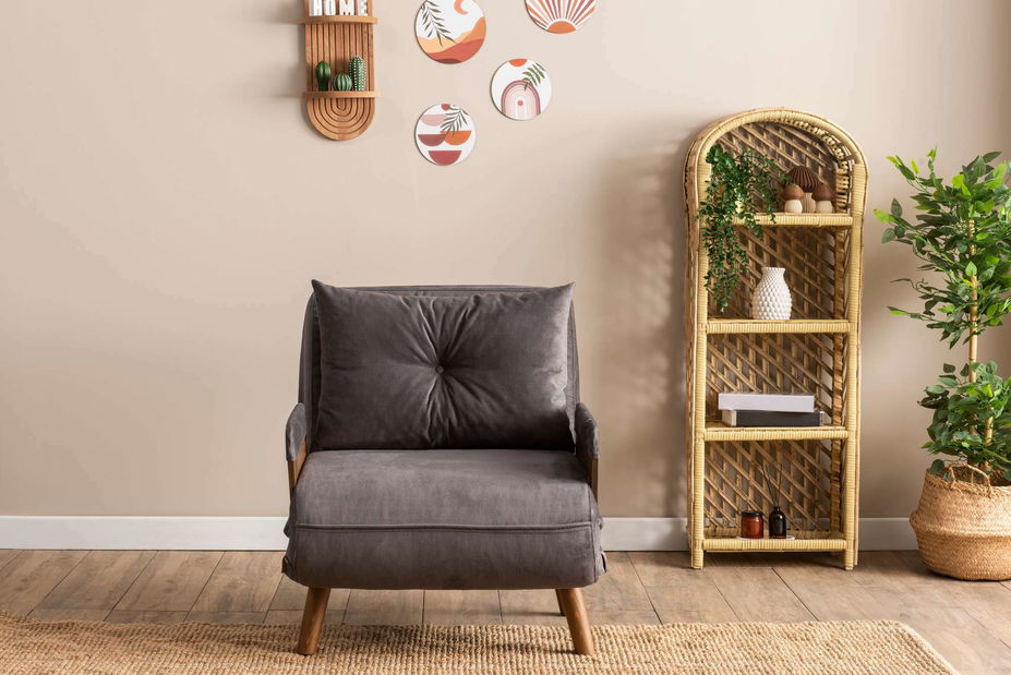 Křeslo Como S (šedá)