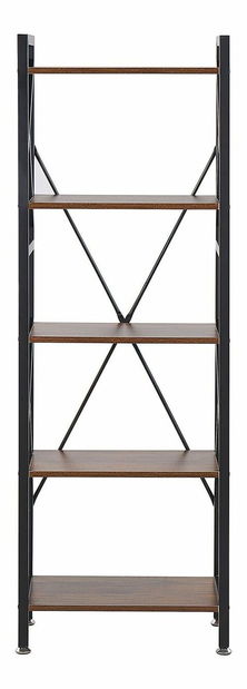 Regál DOLLO (tmavé dřevo)