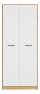 Šatní skříň BRW Matos SZF2D (dub wotan + bílá)