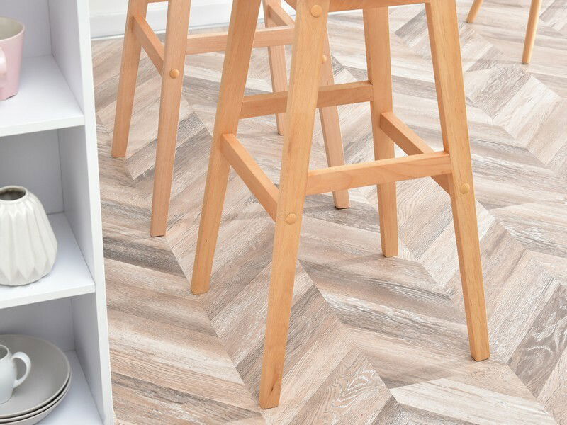 Židle Evan (bílá + buk)