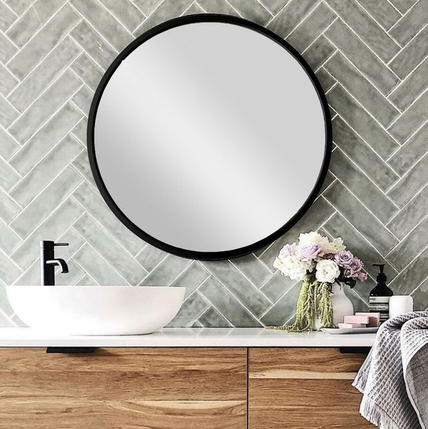 Zrcadlo Seal (Černá)