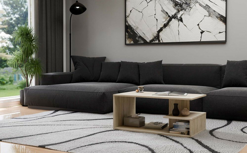 Konferenční stolek Disfruta 1 (dub sonoma)