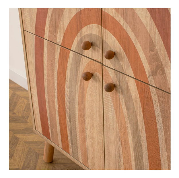 Skříňka Maluxe (vícebarevná přírodní)