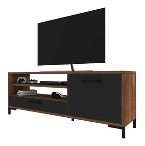 TV skříňka/stolek Cascade (ořech + černá)