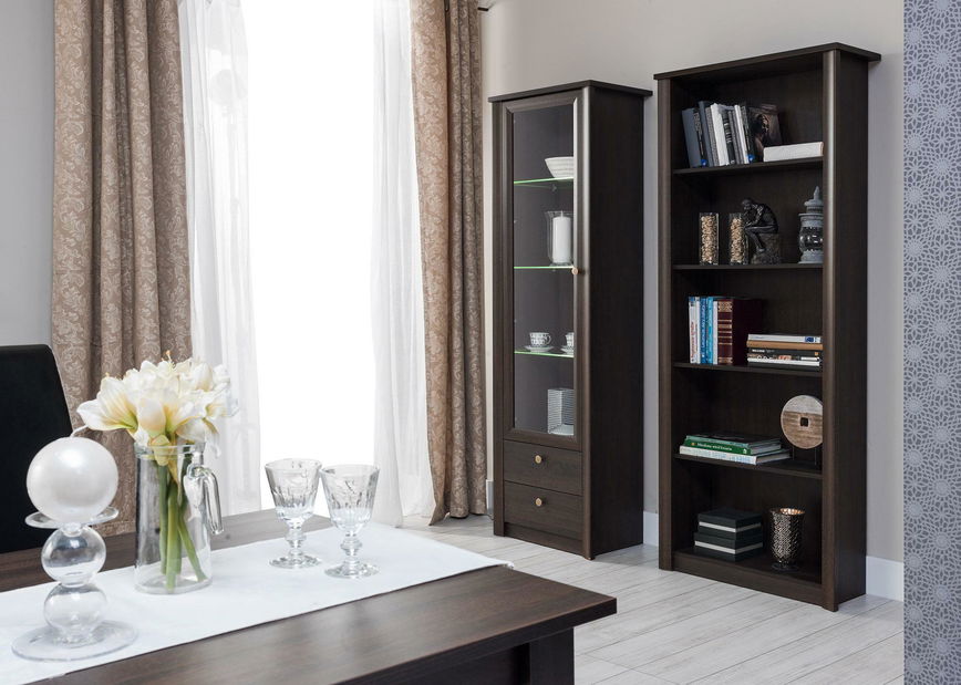 Šatní skříň Fintona F3 (čokoládová)