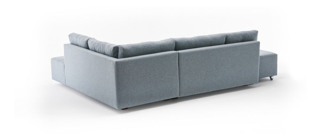 Rohová sedací souprava Madagascar (P) (Světle modrá)