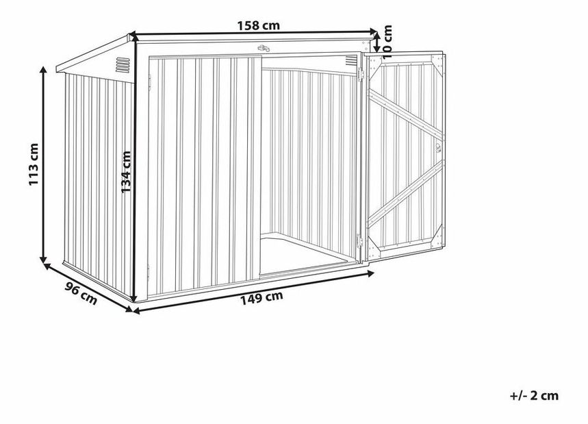 Zahradní domek Moeza (grafit)