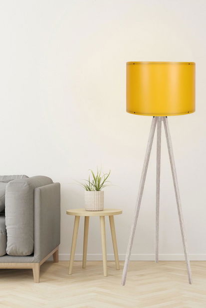 Stojanová lampa Farnesia 1 (žlutá + přírodní)