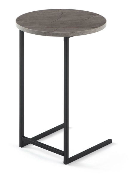 Příruční stolek Mitarazza (kámen + černá)