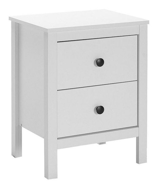 Noční stolek Kiran 3 (bílá)
