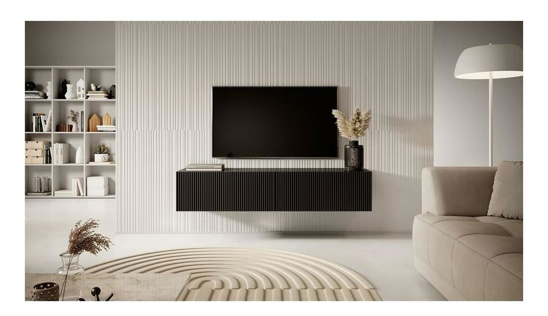 TV skříňka/stolek Vertigo 140 (černá)