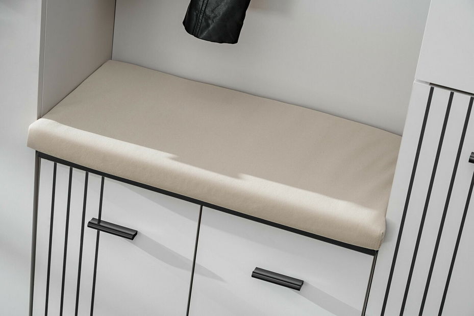 Předsíň Hagon HG 2+P (kašmír + černá) (s podsedákem)