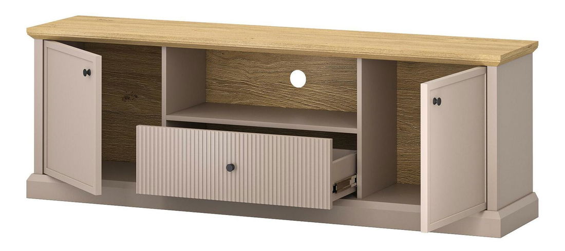 TV skříňka Indices (taupe + dub kamenný)