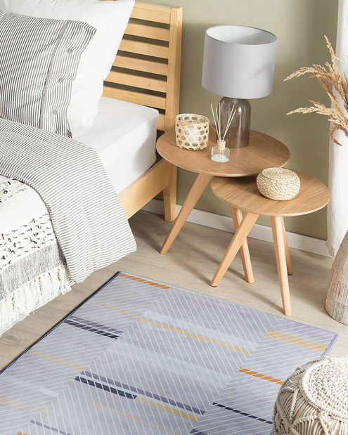 Koberec 150 cm Evans (světle šedá)