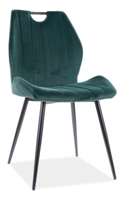 Jídelní židle Althea (zelená + černá)