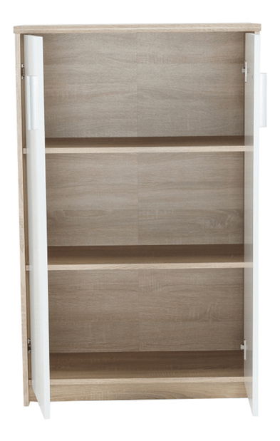 Skříňka Hansa 2 NEW 13 JH112 (dub sonoma + bílá)