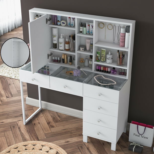 Policová skříň Jeli (ořech)