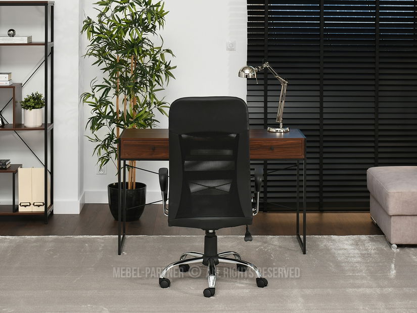 Židle Olino (černá + chromová)