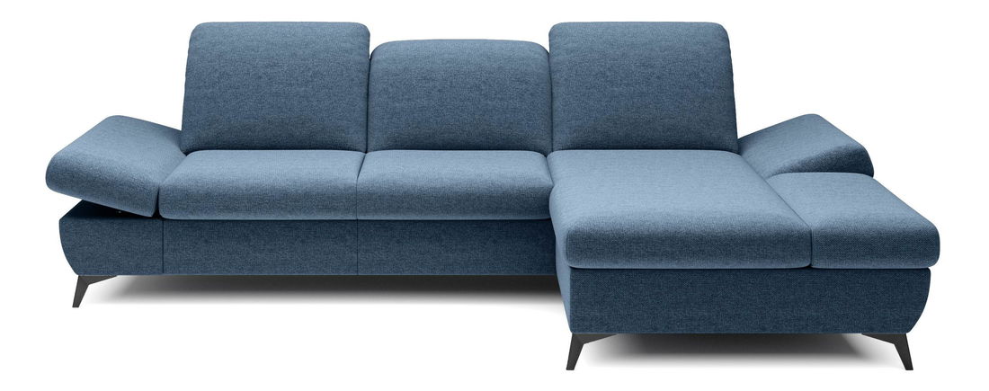 Rohová sedací souprava Harpie (modrá) (P)