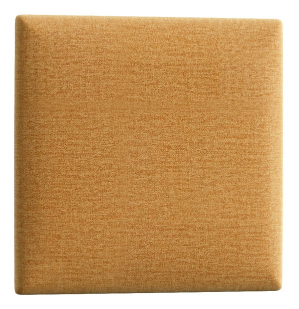 Čalouněný panel Quadra 40x40 cm (hořčicová) (2 ks) *výprodej