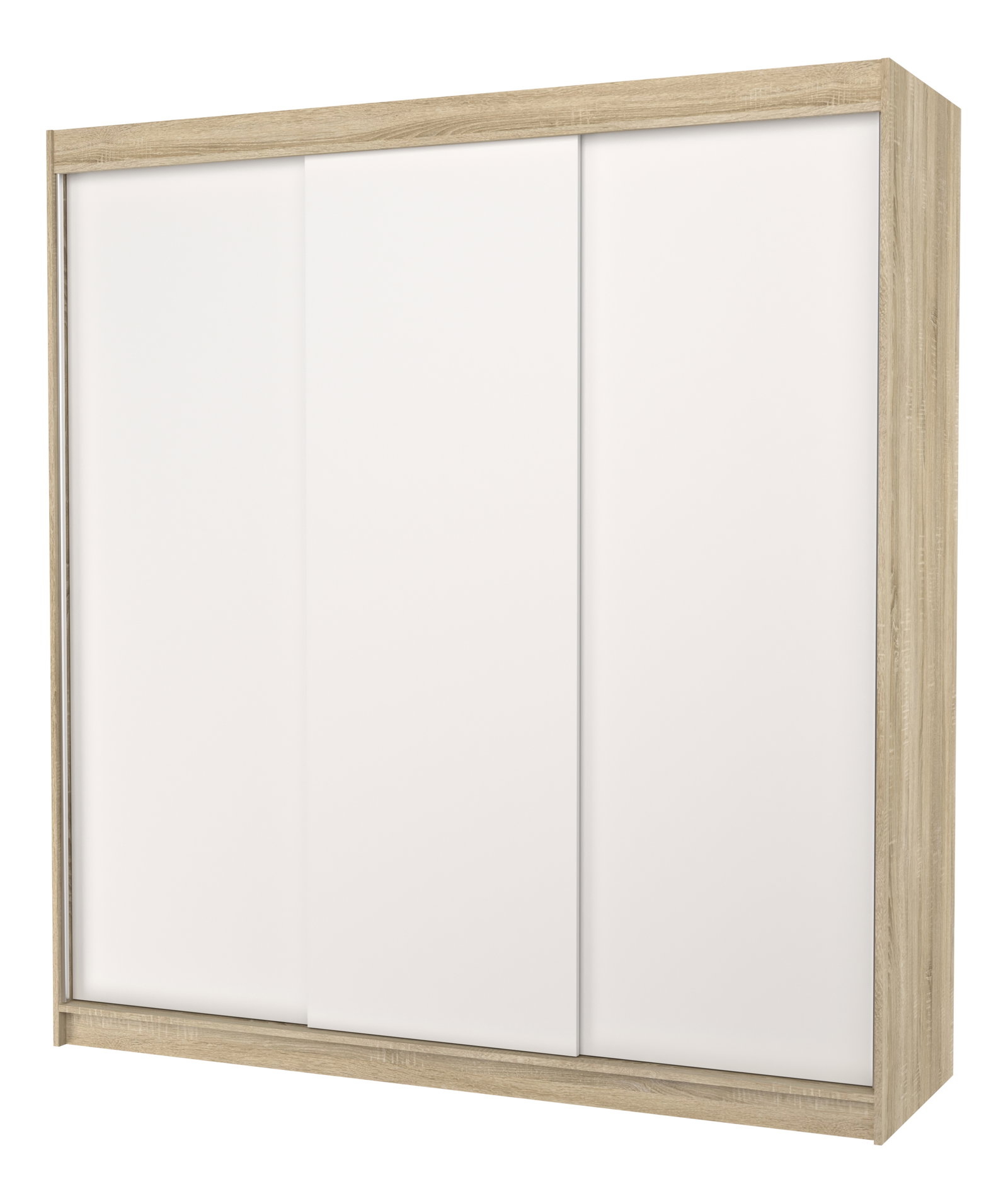 Šatní skříň Meggie (dub sonoma + bílá)