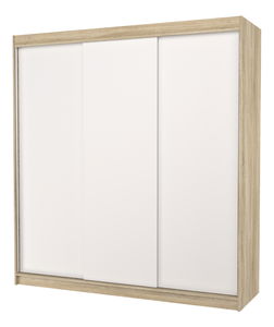 Šatní skříň Meggie (dub sonoma + bílá)