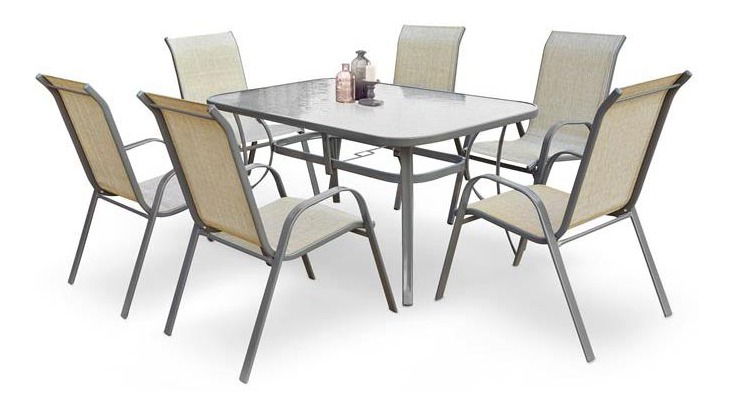 Jídelní stůl Mason (siva)