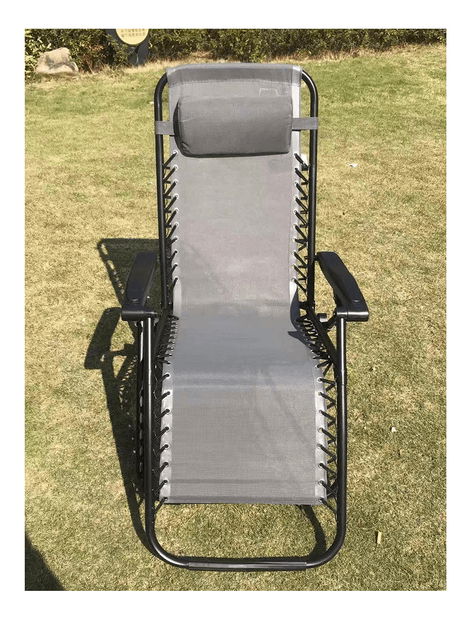 Zahradní polohovatelné křeslo Gerry (šedá)