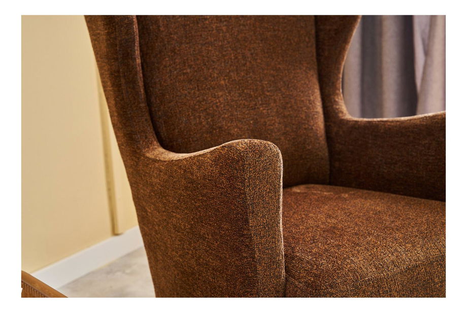 Křeslo ušák Lusitania 2 (Měděná + ořech)