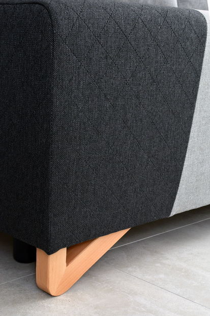 Pohovka Rina (šedá + černá)